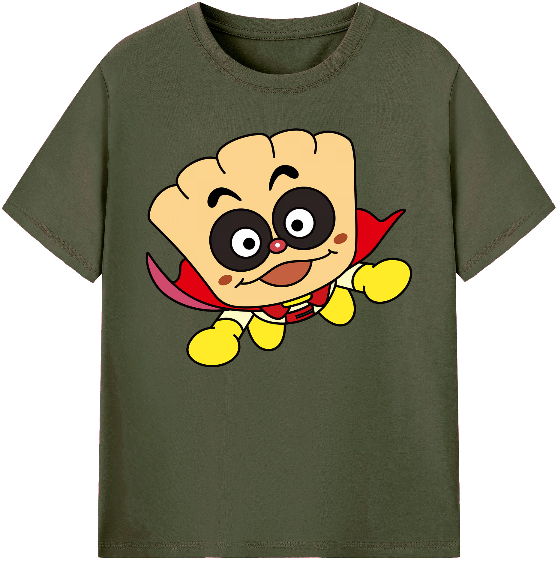 （画像用） アンパンマン Anpanman 綿100％ メンズ半袖Tシャツ｜肌触りやわらか＆通気性